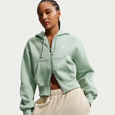 Nike Sportswear Phoenix Fleece Women's Loose Full-Zip Cropped